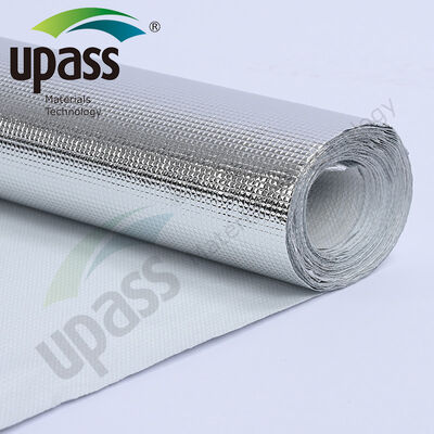 Tejido tejido a la venta personalizable con aislamiento térmico, impermeable y material de lámina de aluminio en la superficie, compuesto y recubierto de tejido de PP