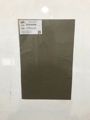El silicón del gris 0.025m m cubrió la película del lanzamiento del ANIMAL DOMÉSTICO de 25 micrones