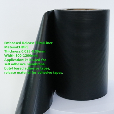 Trazador de líneas de lanzamiento revestido grabado en relieve película del silicón del HDPE