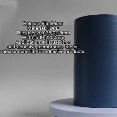 Película de polietileno grabada en relieve revestida de impermeabilización del trazador de líneas de lanzamiento del silicón del betún