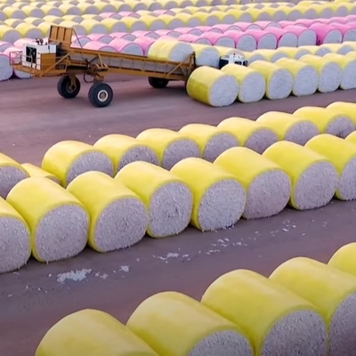 El HDPE 0.09m m del recogedor de algodón laminó la película de empaquetado