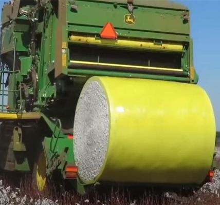 Película de envoltura amarilla de algodón para recolector de algodón CP690 CP770