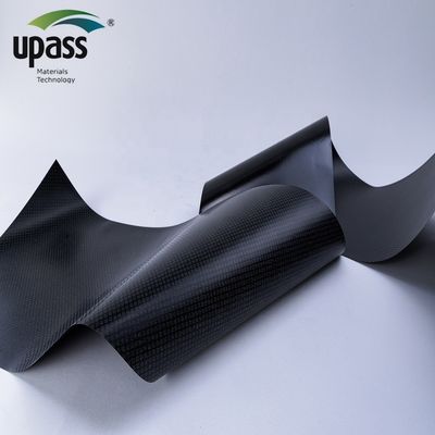Rollo de película jumbo de HDPE con mejora de textura cruzada, rollo de lámina de polietileno de 50 micras para productos de membrana arquitectónica de plástico