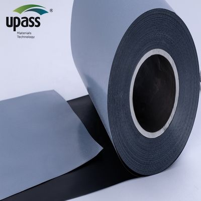 Rollo de película jumbo de HDPE con mejora de textura cruzada, rollo de lámina de polietileno de 50 micras para productos de membrana arquitectónica de plástico