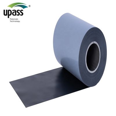 Rollo de película jumbo de HDPE con mejora de textura cruzada, rollo de lámina de polietileno de 50 micras para productos de membrana arquitectónica de plástico