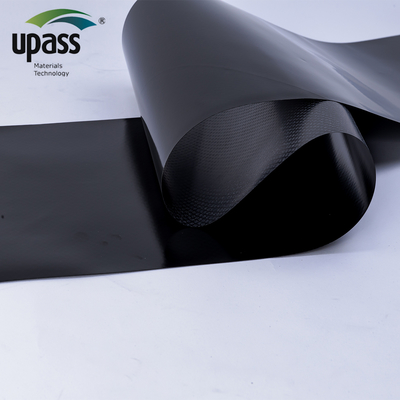 Material superficial plástico de película laminada cruzada de HDPE para membrana impermeabilizante para techos de betún modificado con polímero autoadhesivo