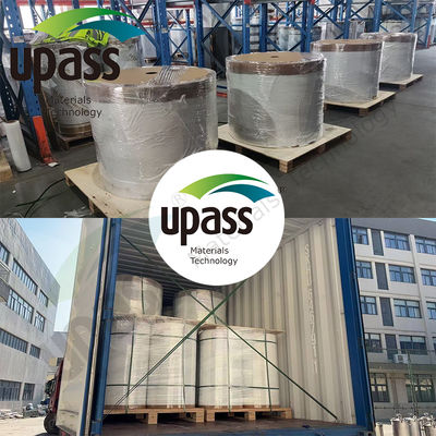 Manta de polipropileno (PP) no tejida PP resistente a la llama Membrana PP PE para membrana impermeabilizante autoadhesiva sin soporte