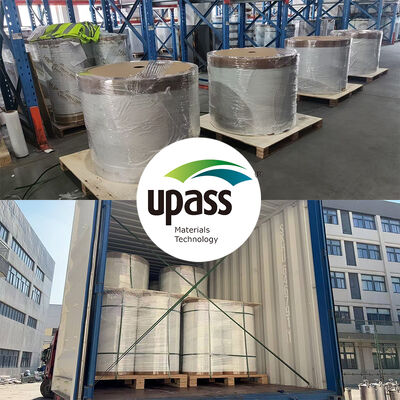 Fundir moldeado por soplado Rollo de película de liberación de polipropileno espesor suave de 30 a 150 micras Fuerza de liberación de 5 a 15 g personalizado