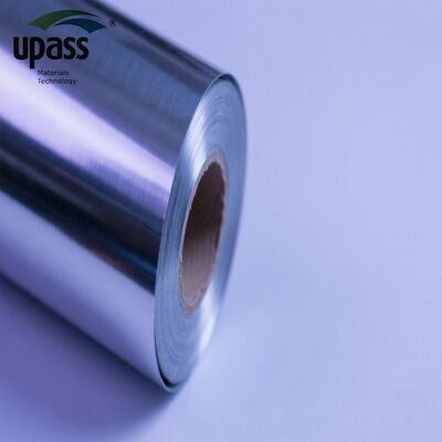 Cinta de aluminio con película de apoyo PET PET impermeable laminada con papel laminado para envasado de tuberías Cinta de aluminio pura