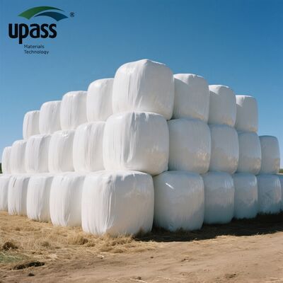 Rollo de película de ensilaje de moldeo por soplado LLDPE de 5 capas de 750 mm con servicio de corte para envoltura de pacas de plástico agrícola