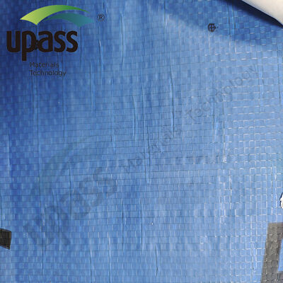 Tejido tejido a la venta personalizable con aislamiento térmico, impermeable y material de lámina de aluminio en la superficie, compuesto y recubierto de tejido de PP