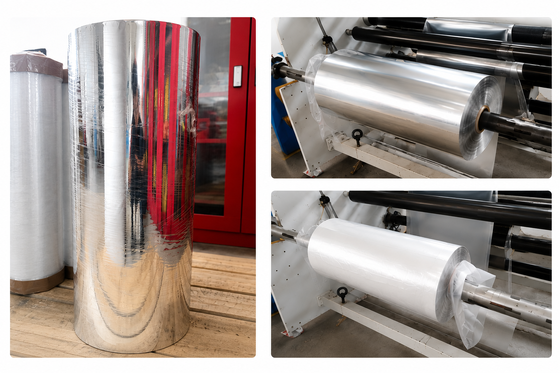 150 μm VMPET Película laminada de aluminio PET para aislamiento de contenedores de transporte y protección contra la humedad