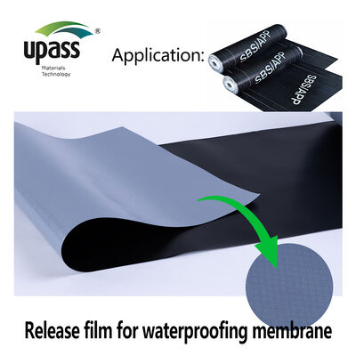 Película HDPE de alta resistencia de 100 micrones laminada en cruz para techos de protección contra hielo y agua