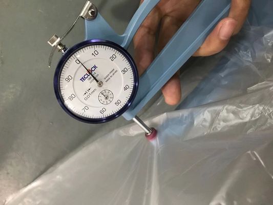 Película de plástico del HDPE del micrón 0.007m m la termal 7