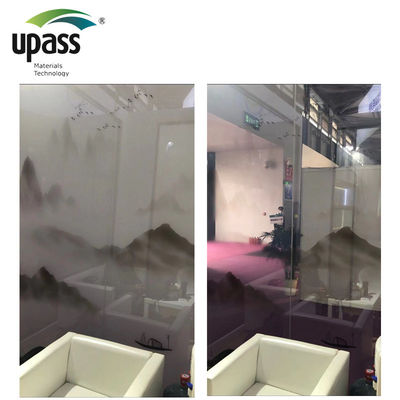 Película transparente cambiable adhesiva de Dimmable PDLC