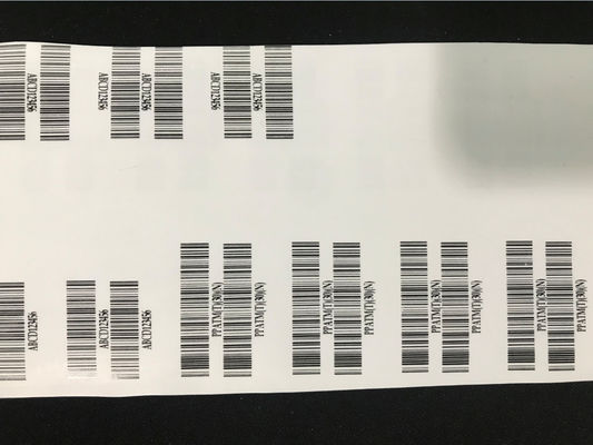 La impresión de la cruz de la etiqueta laminó la película plástica del HDPE ignífuga